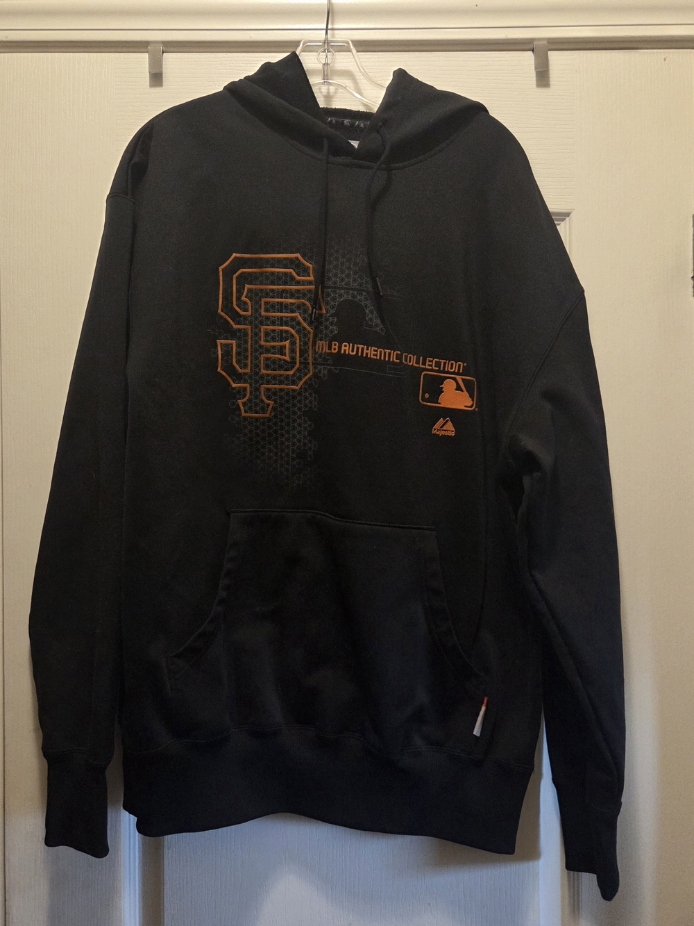 MLB San Francisco Giants Black and Orange Pullover Hoodie